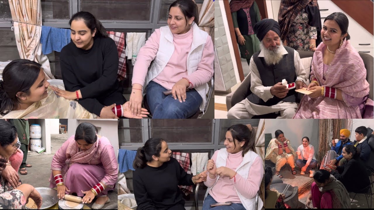 ਅੱਜ ਸਾਡੀ ਭਾਬੀ ਨੇ ਪਕਾਈਆਂ ਮਿੱਠੀਆਂ ਰੋਟੀਆਂ🥰 Bhabi di pheli Rasoi | Bhabi first Rasoi After Marriage