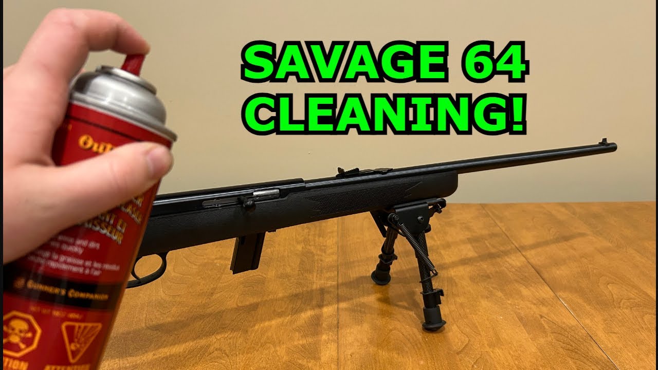 HOW TO Clean SAVAGE Model 64 22LR Semi Auto RIFLE!!!