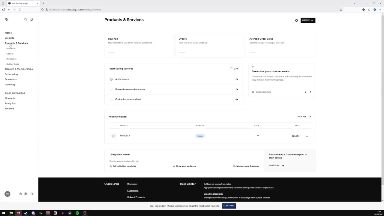 How To Add Promo Code in Squarespace