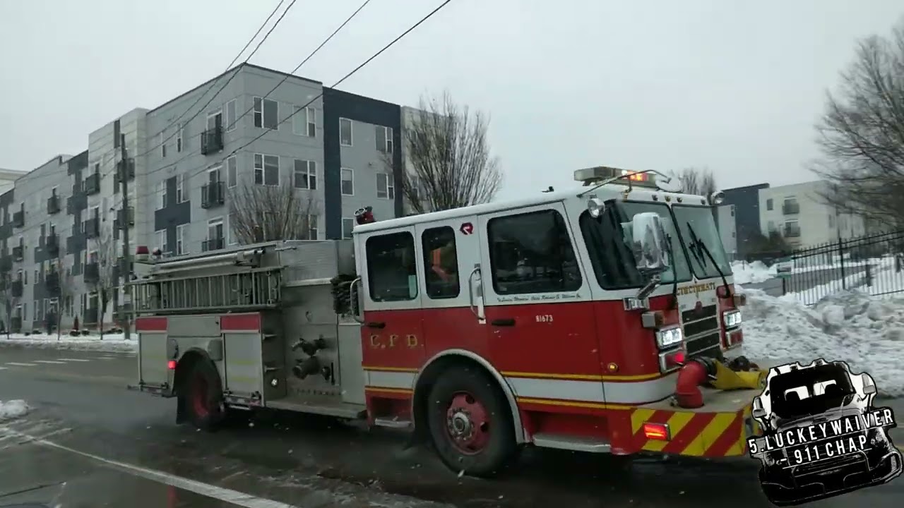 Cincinnati Fire Department Engine 20 (Reserve) Responding 2/3/26