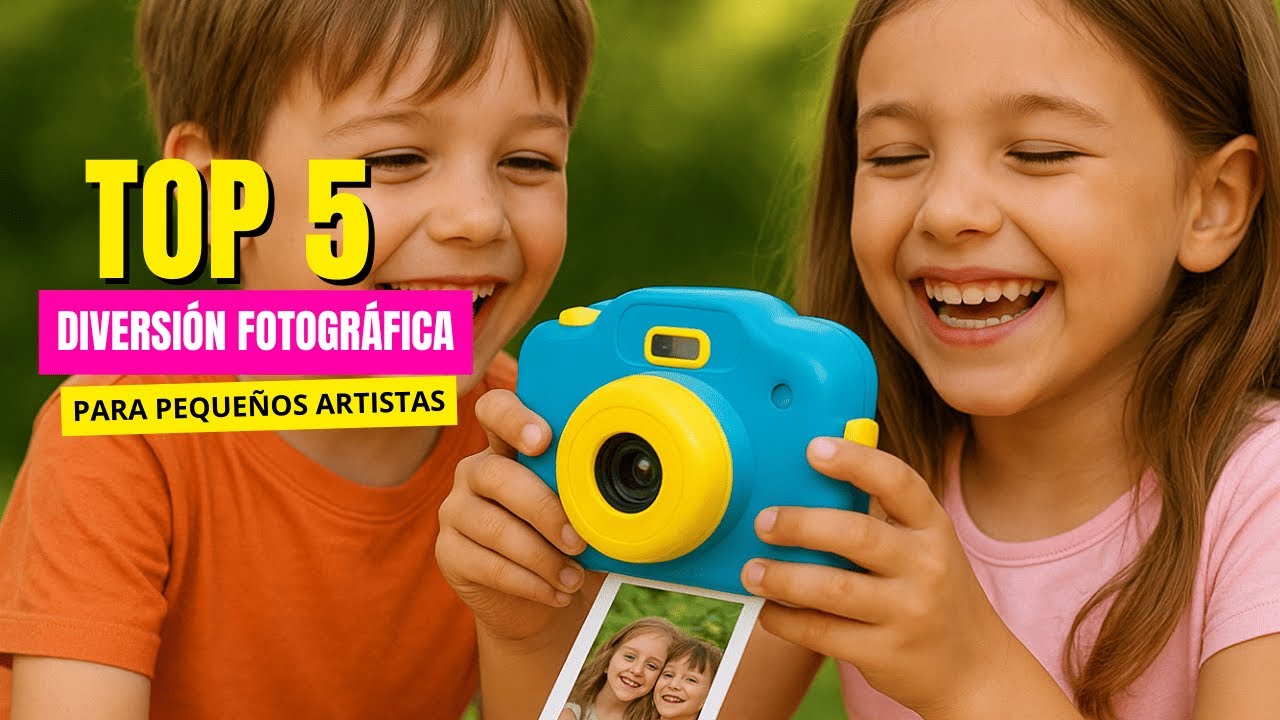 Las 5 Mejores CÁMARAS Infantiles Instantáneas en Amazon 🎁 | Regalos para Niños 2025 ✅