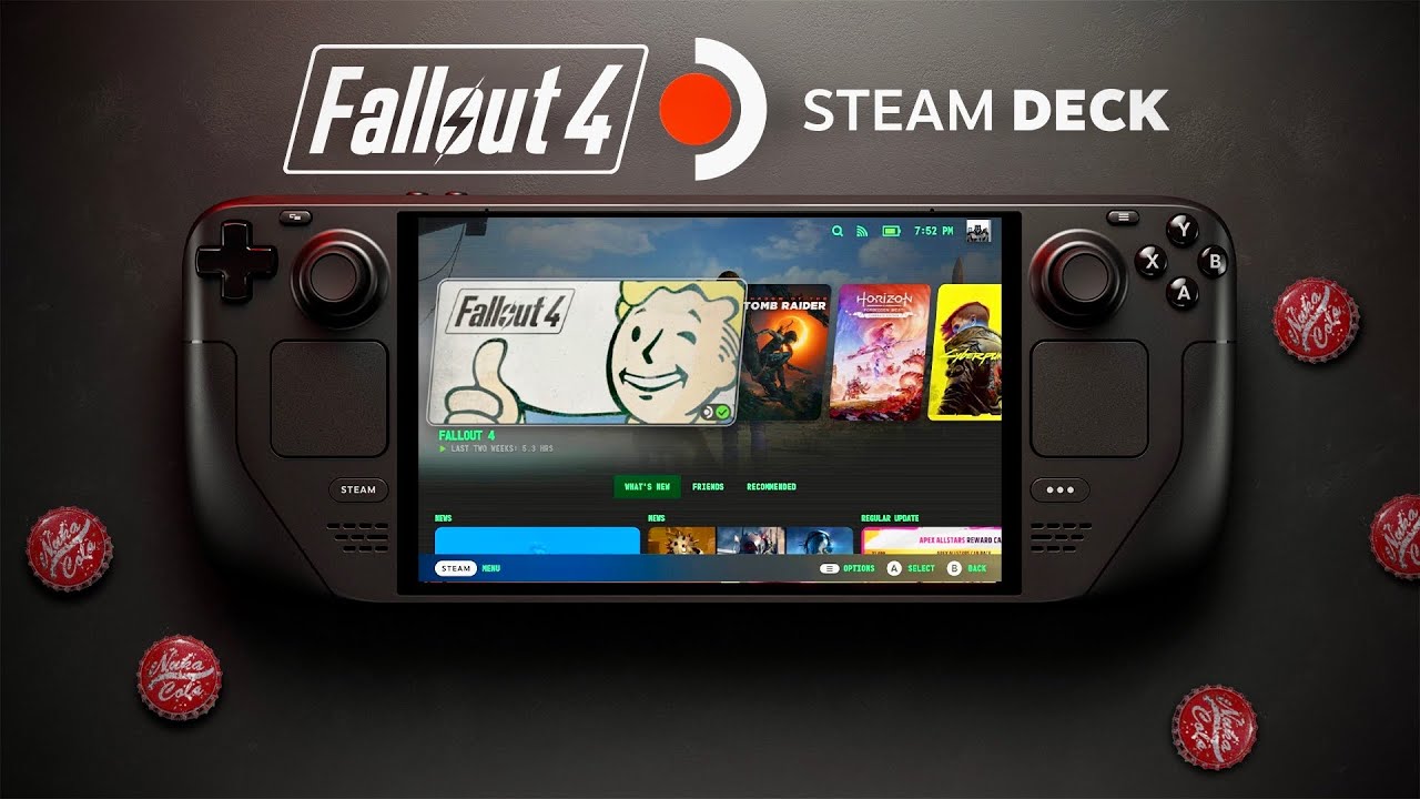 Fallout 4 НАКОНЕЦ-ТО ПРОВЕРЕНА В Steam Deck! 90 FPS на OLED? Тест в режиме док-станции!