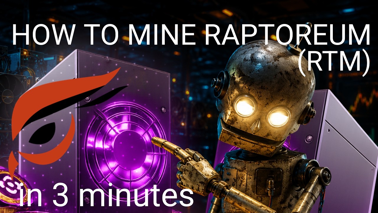 How to Mine RTM in 2026 🛠️ Full Guide (3 Minutes) | Raptoreum Mining Guide