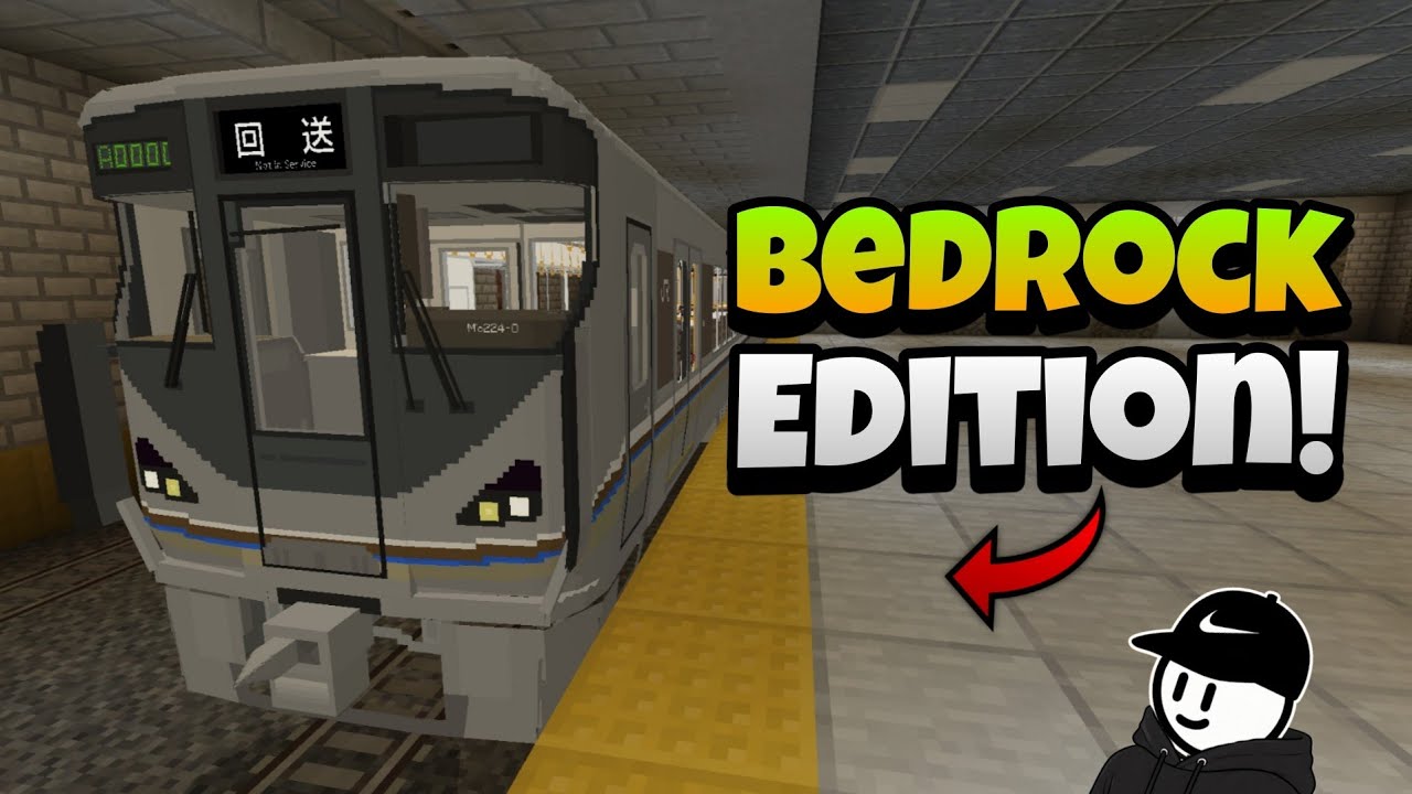 The BEST Train Mod For Minecraft Bedrock Edition 