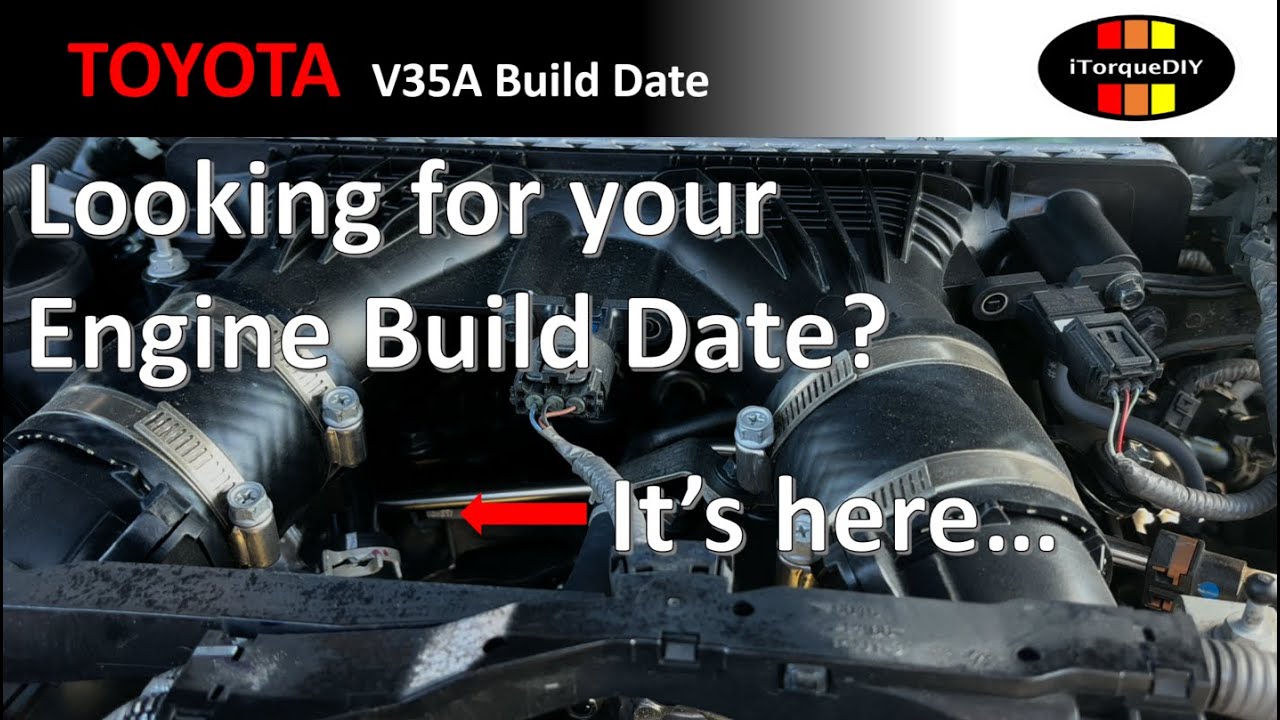 Ищете дату выпуска двигателя Toyota V35A? Она скрыта прямо здесь.