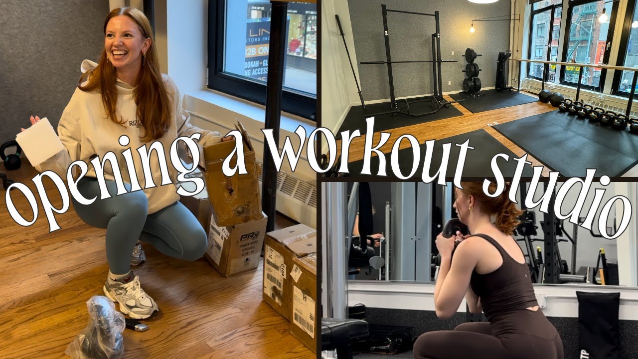 NYC VLOG | small business vlog + workouts + week before christmas break
