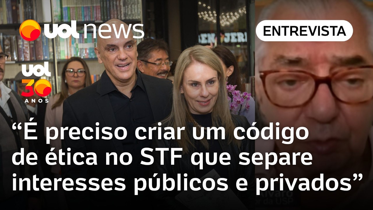 CPI usa esposa de Moraes como arma política, mas STF precisa de código de ética, diz professor