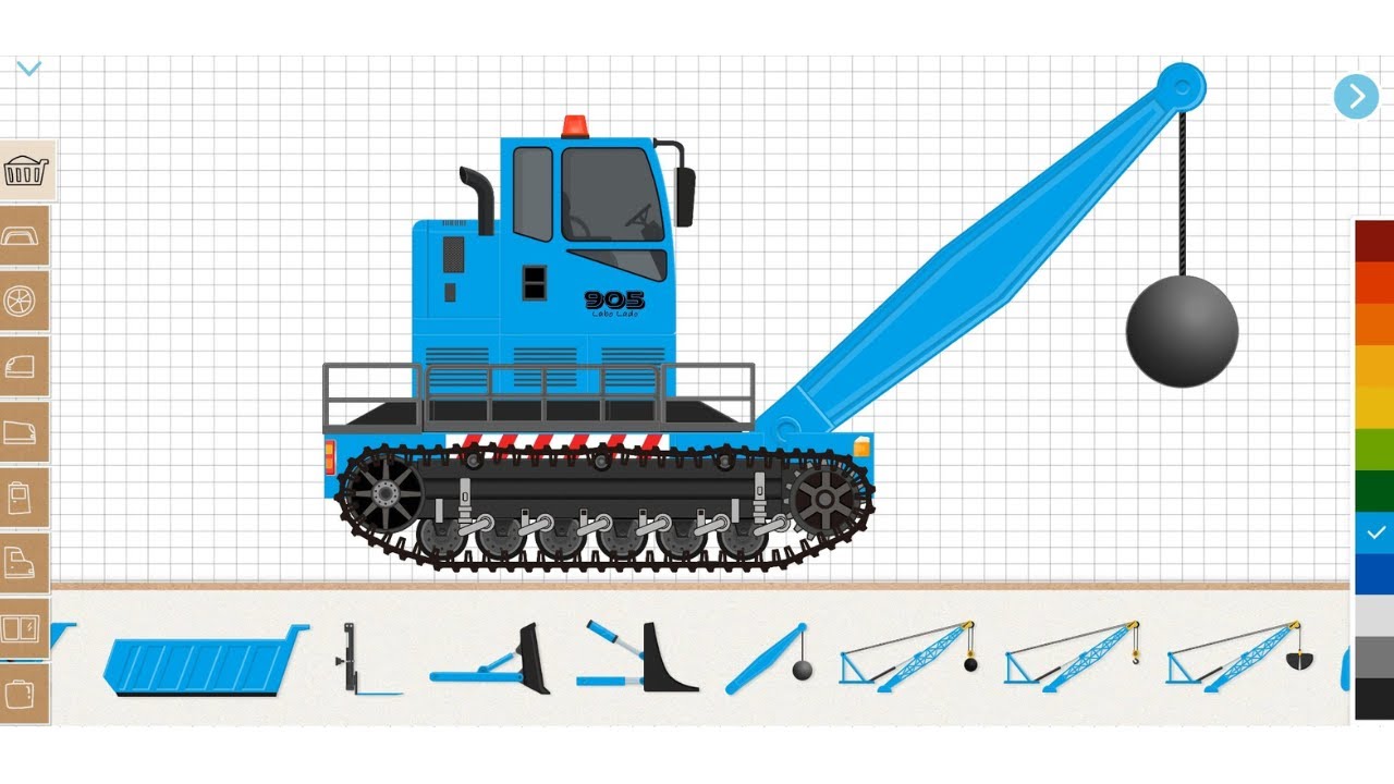 Building a Wrecking Ball  Dozer In Labo Construction Truck