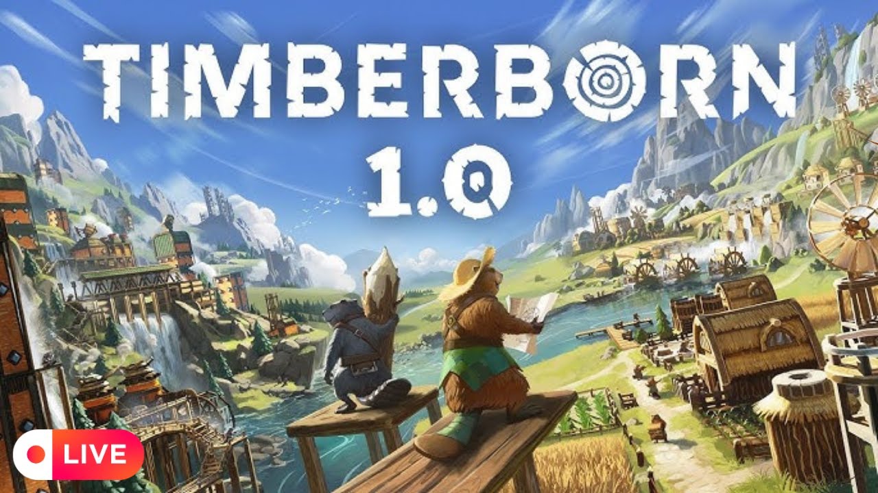 🔴 LIVE Timberborn Co-op – Building the Ultimate Beaver Colony