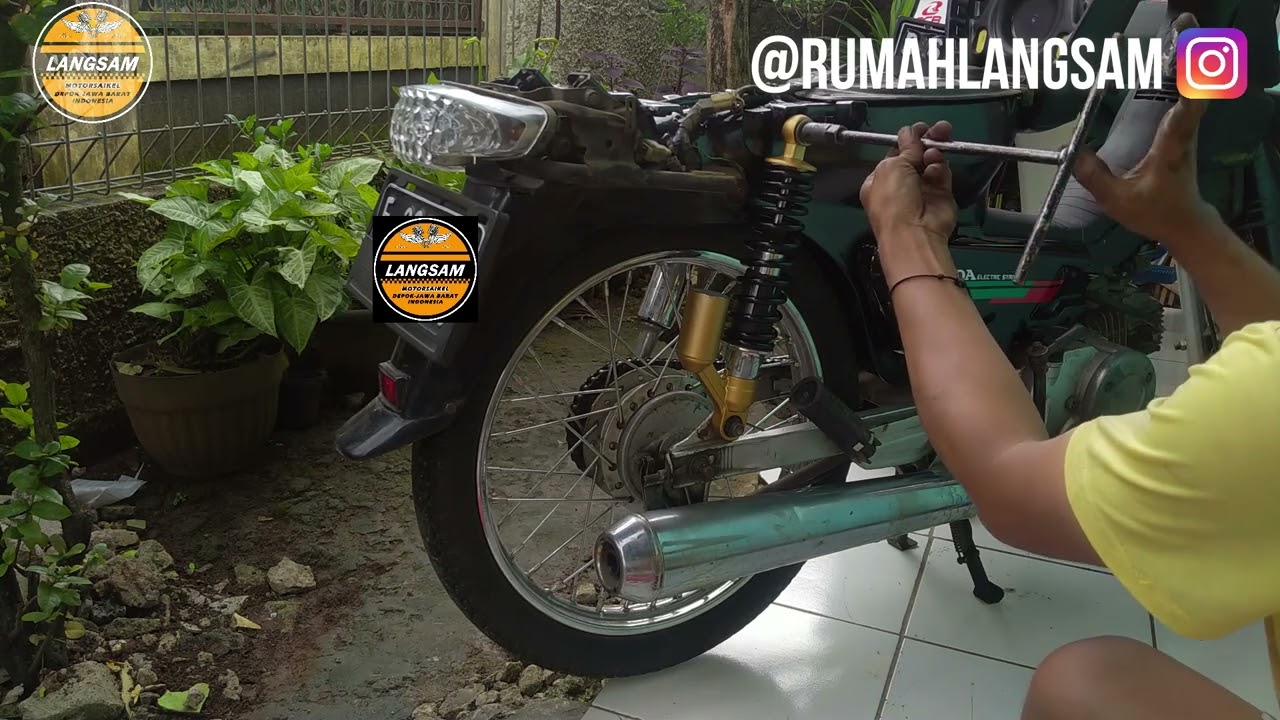 Pasang Shock Tiger Revo Di Honda Astrea Grand Atau Legenda