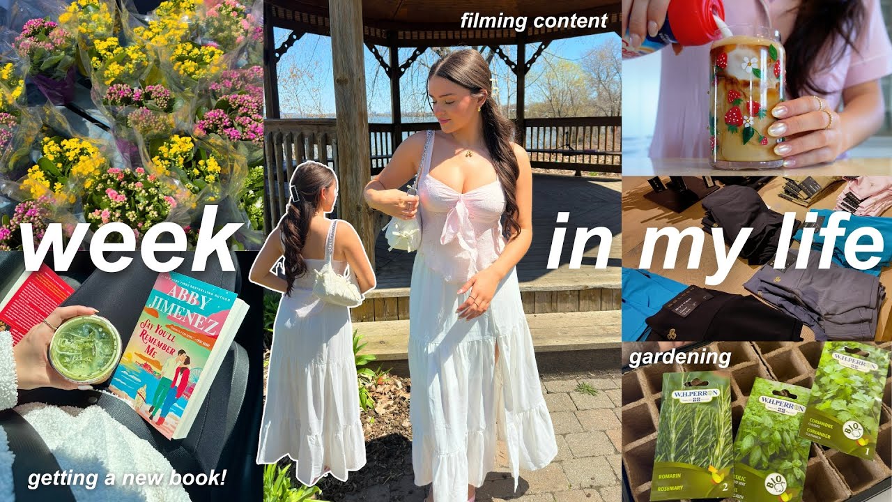 WEEK IN MY LIFE: shopping hauls, reading, gardening & workouts