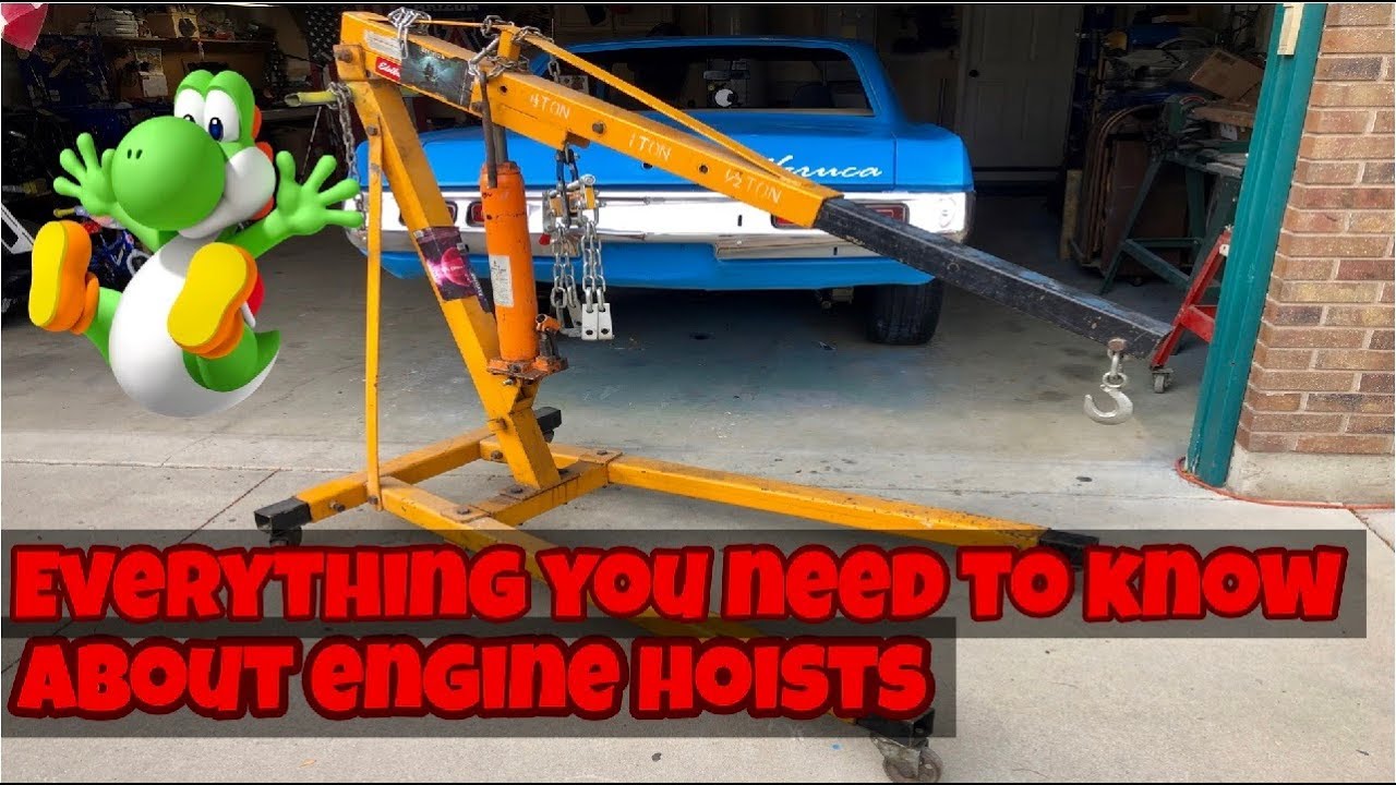 How To Use An Engine Hoist