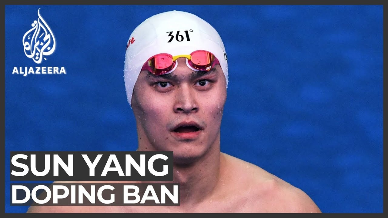 Chinese Olympic swimmer Sun Yang handed 8-year doping ban