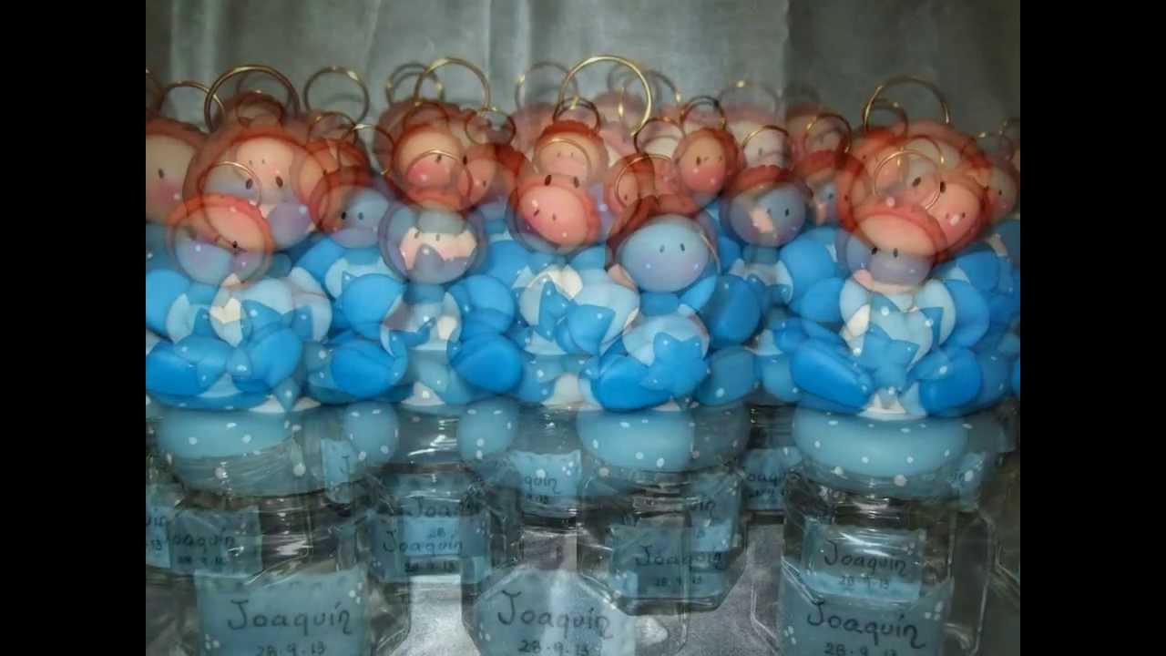 SOUVENIRS PARA BAUTISMO EN PORCELANA FRÍA