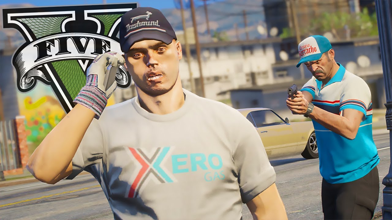 GTA V ASSASSINO DE ALUGUEL - TREV&Atilde;O EM A&Ccedil;&Atilde;O CONTRA AS ARMADILHAS DA POLICIA!