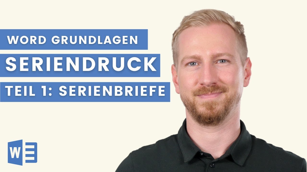 Serienbrief erstellen in Word (Excel Daten Import) | Seriendruck in Word Schritt für Schritt erklärt