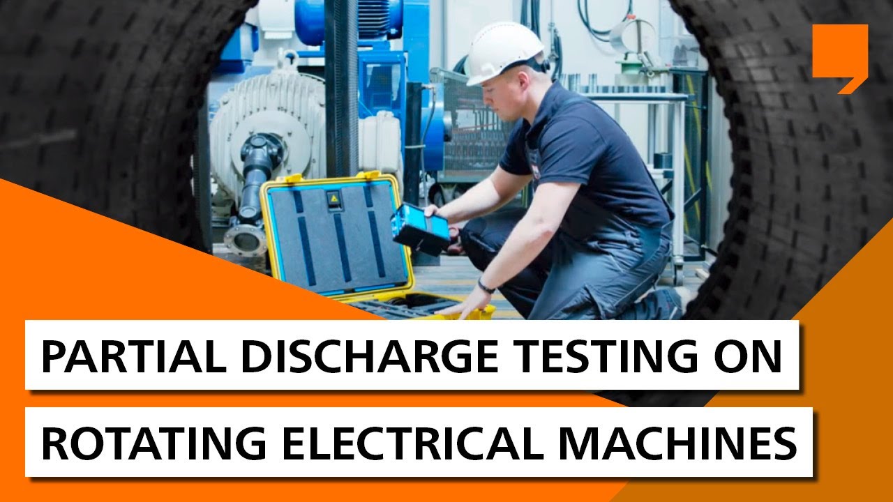 Partial discharge testing on rotating electrical machines