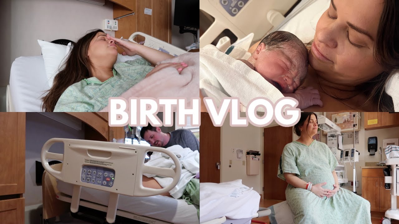 LABOR AND DELIVERY VLOG OF OUR THIRD BABY GIRL 2024. RAW AND REAL INDUCTION, POSITIVE EXPERIENCE