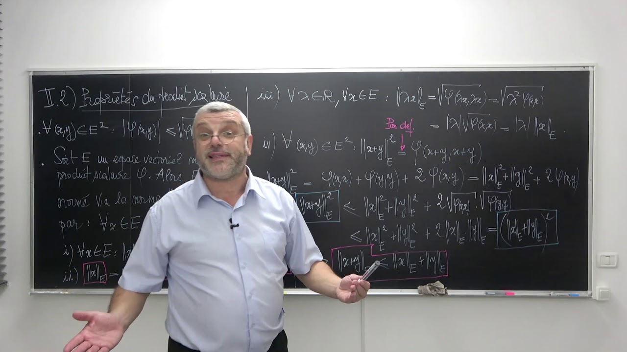 AMEDP Cours 10 - Les Espaces de Hilbert.
