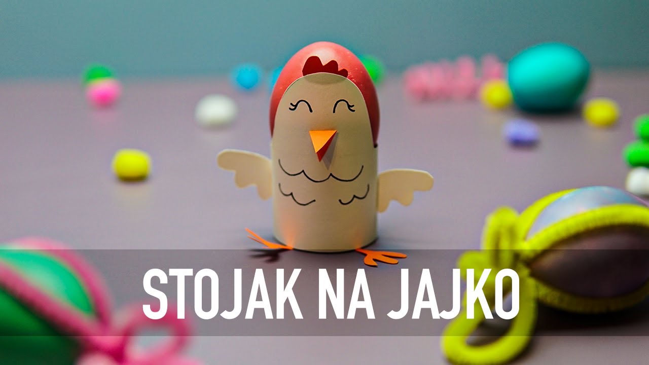 JAK ZROBIĆ PAPIEROWY STOJACZEK NA JAJKO