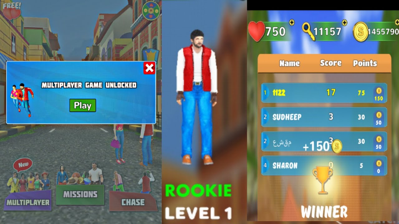 Многопользовательская игра Street Chaser, разблокировать уровень 1, геймплей Street Chaser для An...