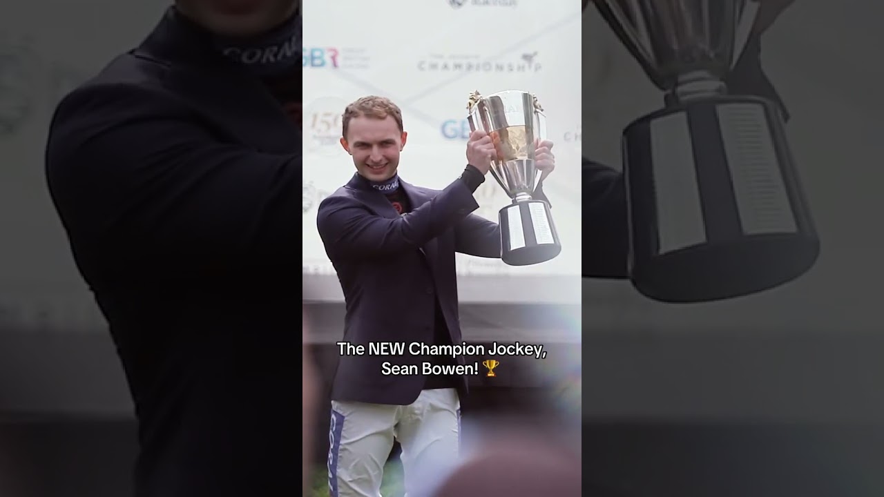 There's a new champion jockey in town and his name is SEAN BOWEN!