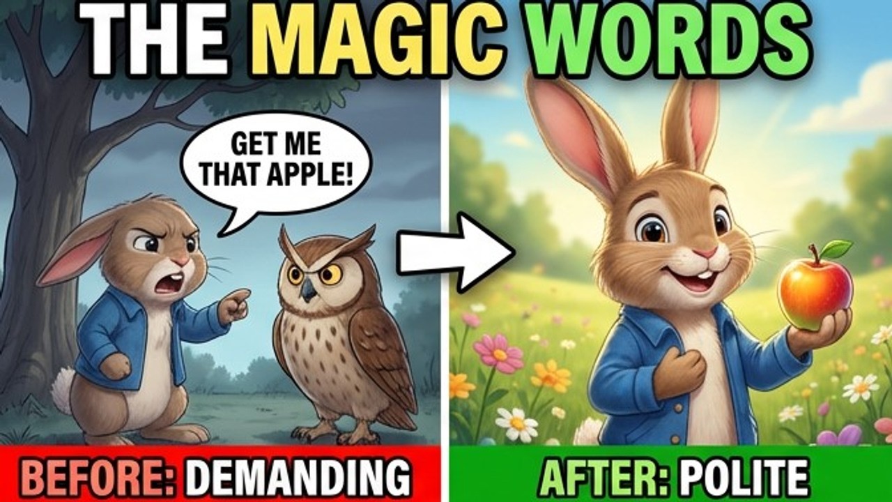 Benny the Busy Bunny Learns the Magic Words