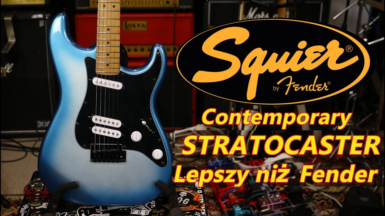 Squier Contemporary Stratocaster  - LEPSZY NIŻ FENDER - chętnie bym przytulił - FILMIKI O GITARACH