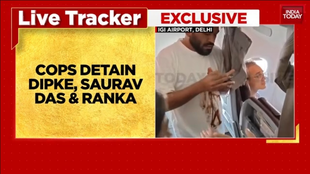 CJP Founders Abhijeet Dipke, Saurav Das, Ashutosh Ranka Detained At Delhi Airport | India Today