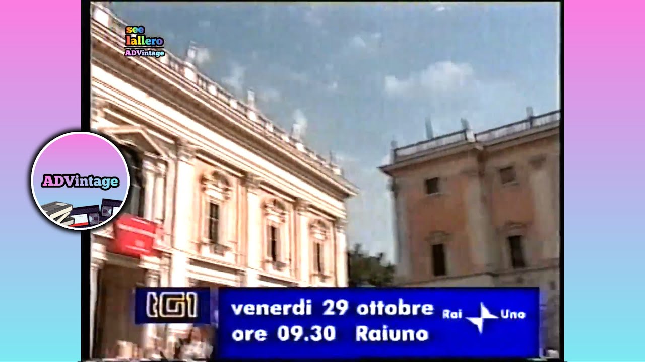 Sequenze pubblicitarie - Rai 1, 28 ottobre 2004 🌃