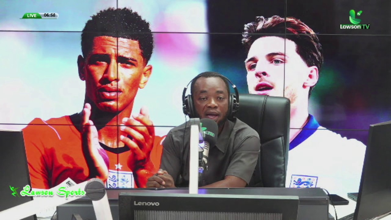 KING EBEN MONDAY MORNING FOREIGN SPORTS NEWS ON LAWSON TV.WORLD CUP NEWS,RICE OR JUDE, NEYMAR,#sport