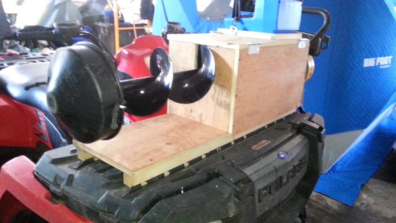 Ice auger carrier