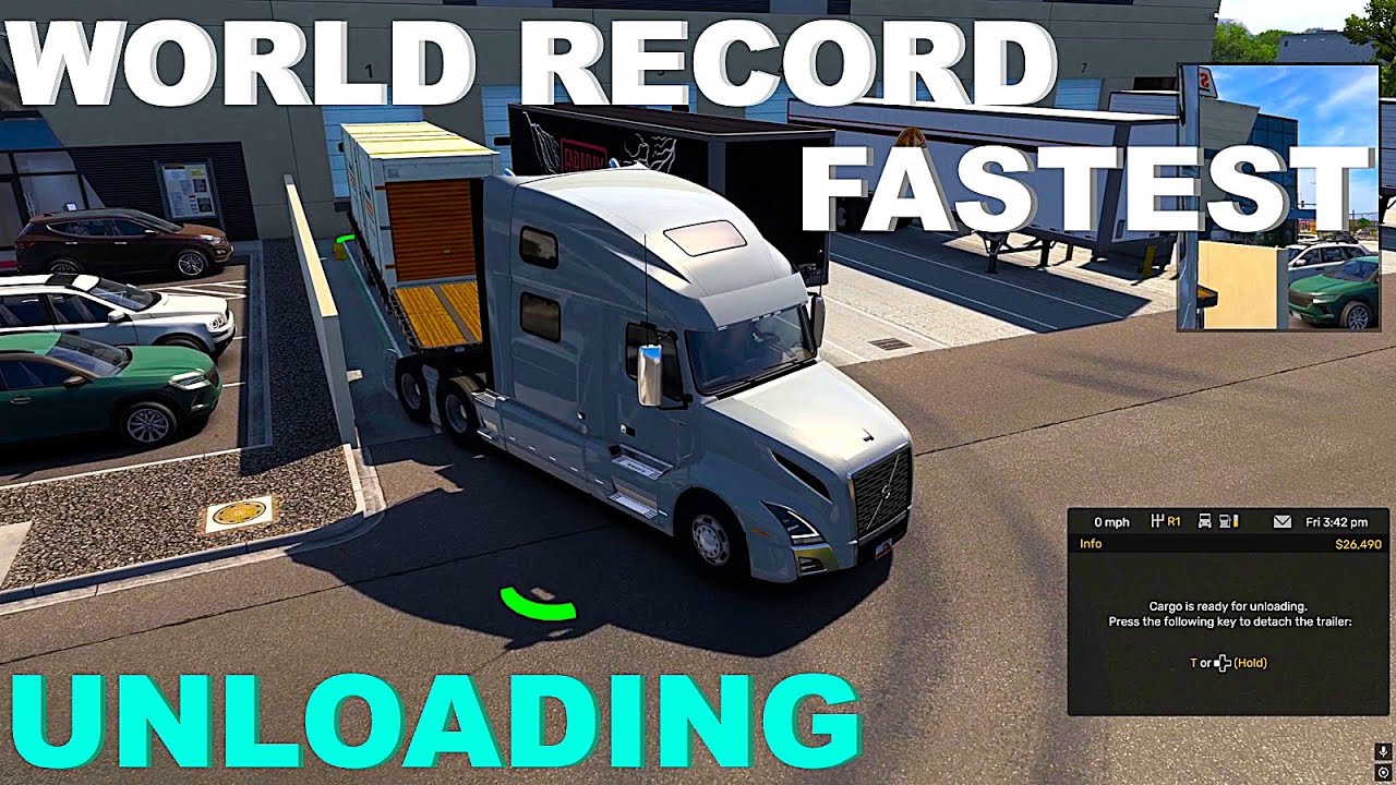How to Park and Unload Cargo Quickly - AMERICAN TRUCK SIMULATOR
