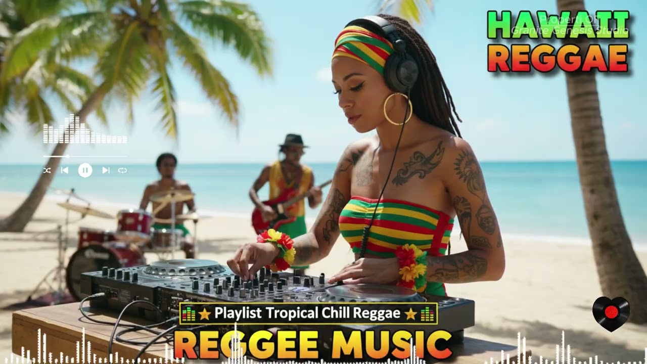 Tropical Sunset Reggae Smooth Hawaiian Grooves to Relax Bob Marley Jimmy Cliff UB40