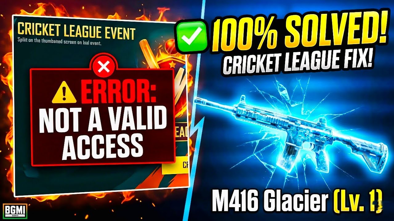 BGMI M416 Glacier Event 