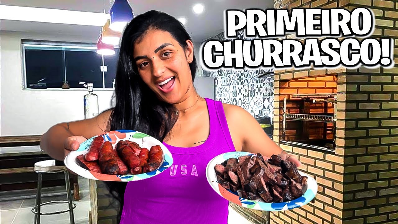 Meu Primeiro Churrasco Sozinha e Festa na Escola