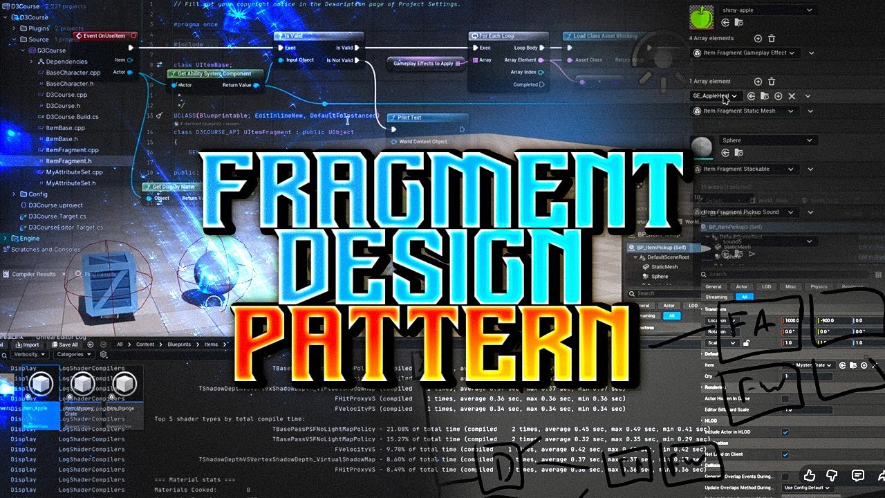 Fragment Design Pattern Explained | Modular Game Design in Unreal Engine (C++)