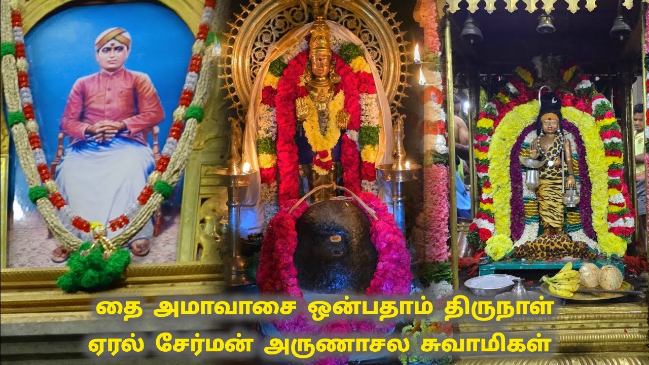 தை அமாவாசை ஒன்பதாம் திருநாள் 17 ஜனவரி 2026 ஏரல் சேர்மன் கோவில்|Cherman Arunachala Swamy-1661