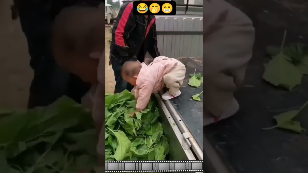 Baby fell down funny video #shorts