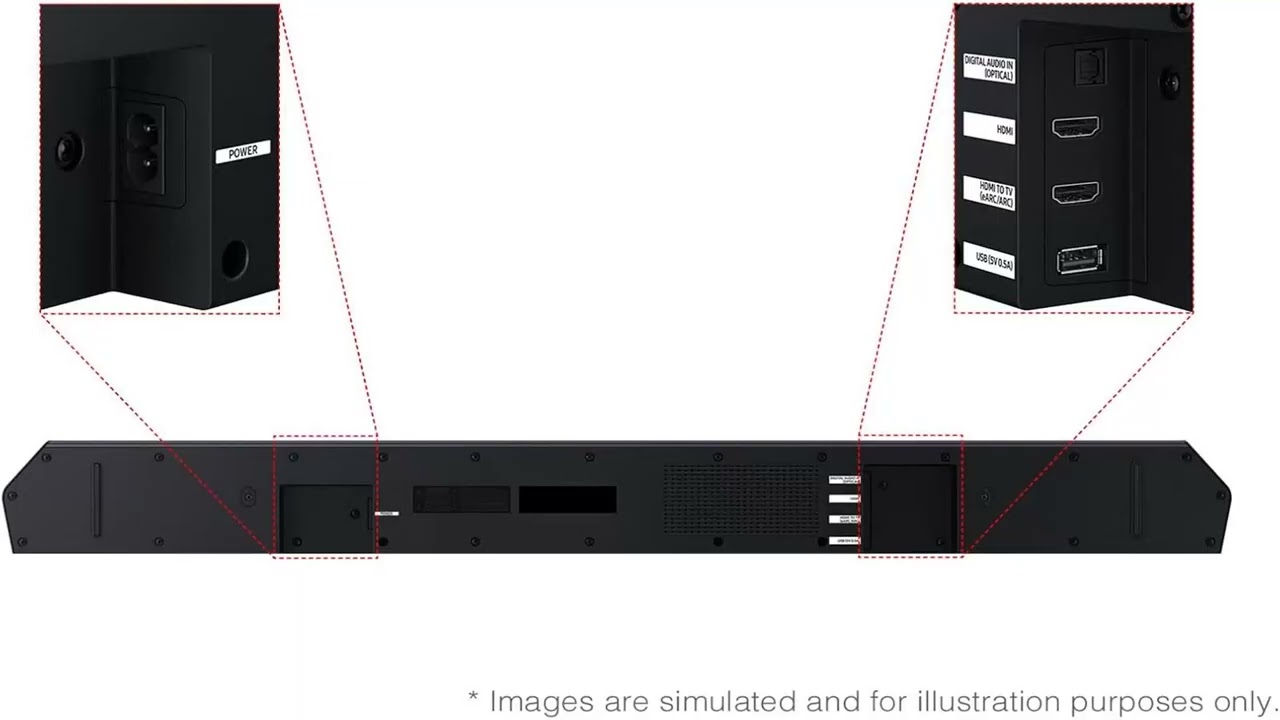 Обзор: Саундбар Samsung Q-Series HW Q600F 3.1.2 ch с сабвуфером (модель 2026 года) SpaceFit Sound...