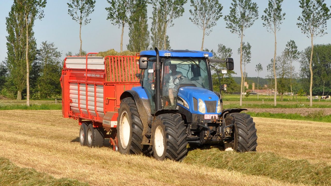 New Holland TS135A & Pöttinger Ernteprofi II S