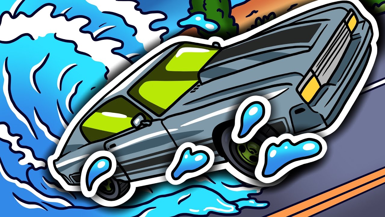 Escaping a RISING TSUNAMI FLOOD?! (BeamNG Drive Gameplay)