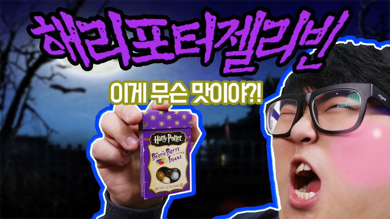 [중력유튜브] 코딱지맛,토맛,지렁이맛 나는 젤리 리뷰' 해리포터 젤리빈 리뷰' (Harry Potter jelly beans Challenge)