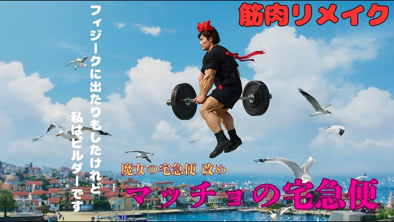 筋肉リメイク 『マッチョの宅急便』の歌