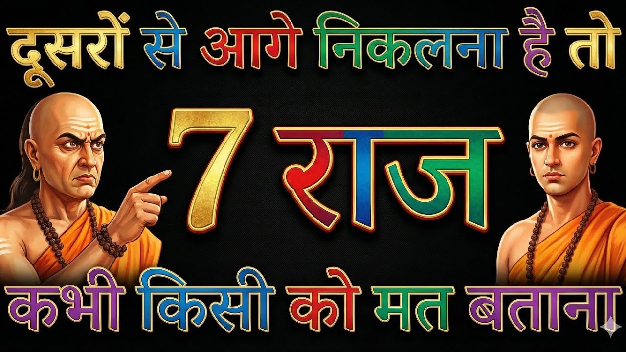 आगे निकलना है तो Chanakya Niti की ये 7 Secrets किसी को मत बताना | Chanakya Niti Motivation