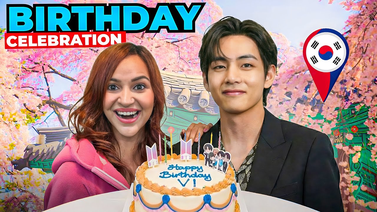 Celebrating V’s Birthday in Korea 😍