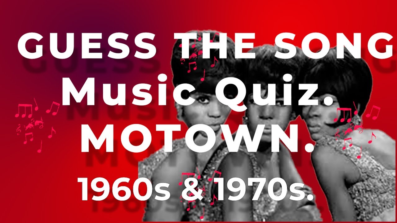 Music Quiz '60s & '70s MOTOWN Selection Guess the Song, Artist & Year. Intro's with answers.