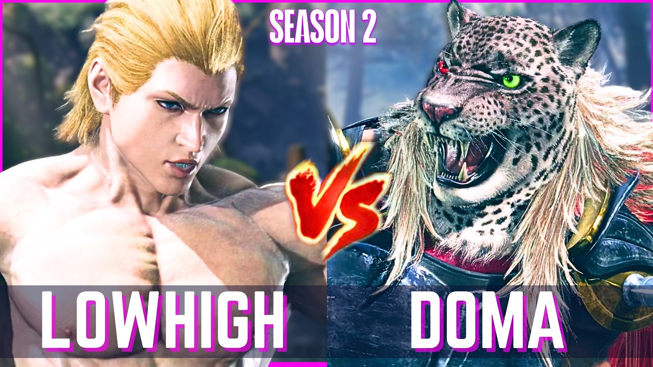 Tekken 8 ▰ Lowhigh (Steve) vs Doma (Armor King) ▰ High Level Gameplay