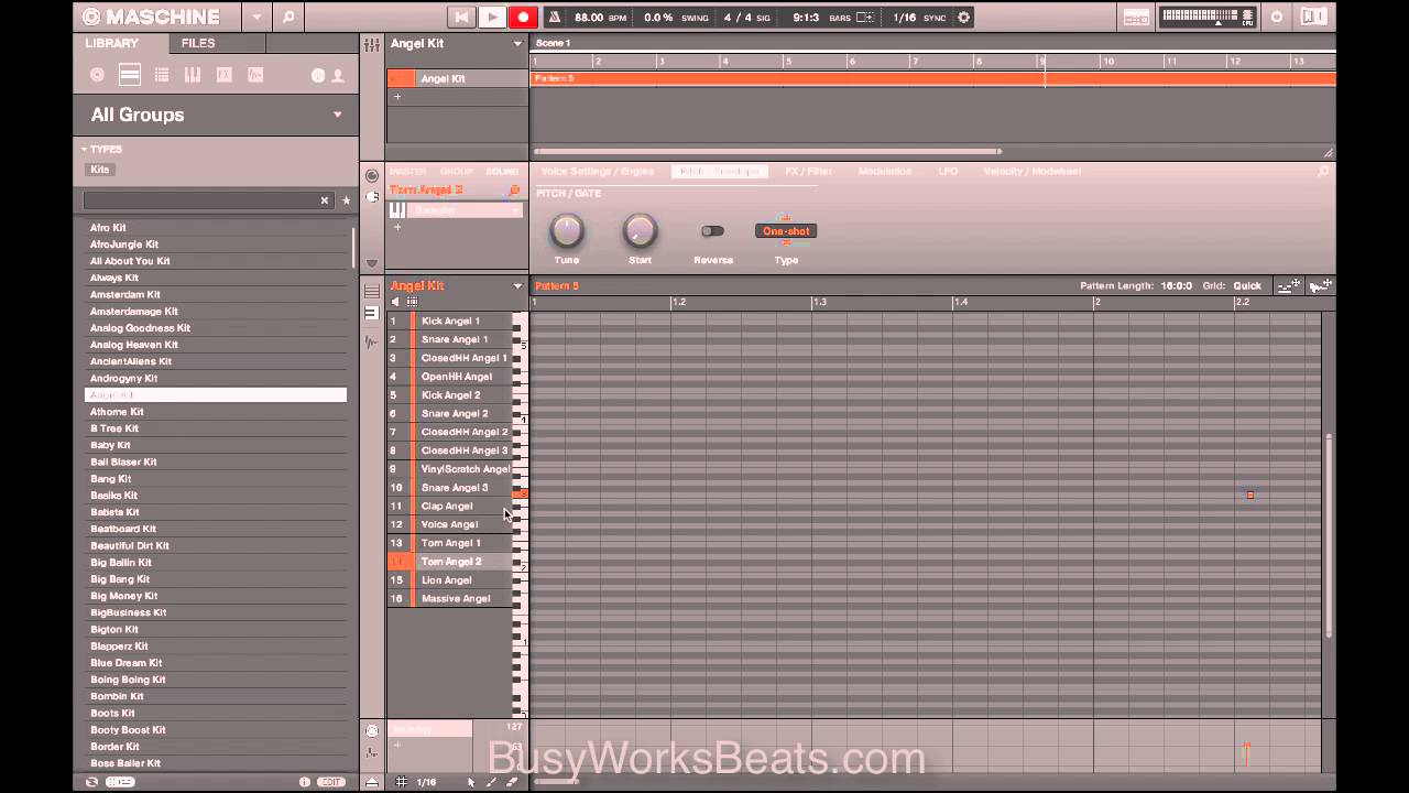Jay-Z Beat Session in Native Instruments Maschine (No audio instruction)