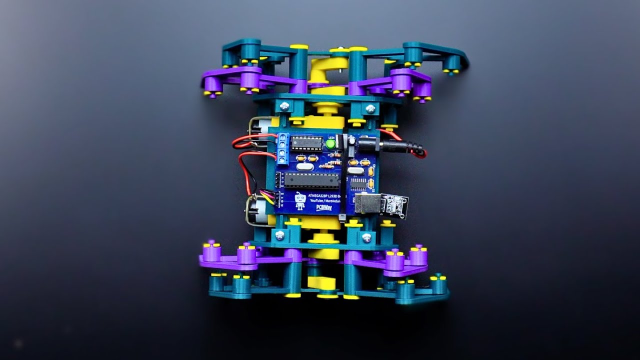 Build a walking robot: Theo Jansen style 3D printed octopod